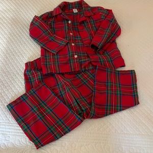 Boys 4T plaid flannel pajamas by Old Navy